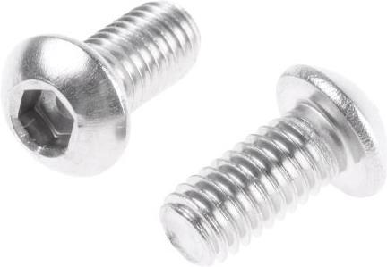 Produktbild RS PRO Linsenkopfschrauben M6x12mm (50 Schrauben pro Stück)