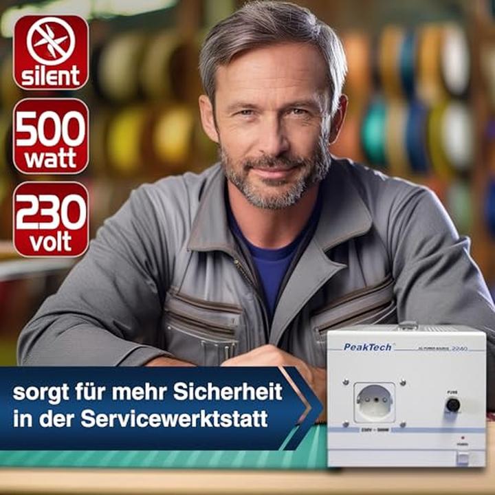 Actual product image Peaktech P 2240 Isolating transformer