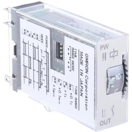 Omron Industrial Automation Relè temporizzatore H3RN-2 24VDC 2 contatto NO, Relais