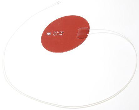 Actual product image RS PRO Heating mat D=75mm 4W 12VDC