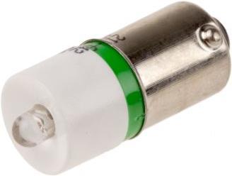 Produktbild RS PRO LED 5mm BA9s 48VAC/DC grün (BA9s, 1x)