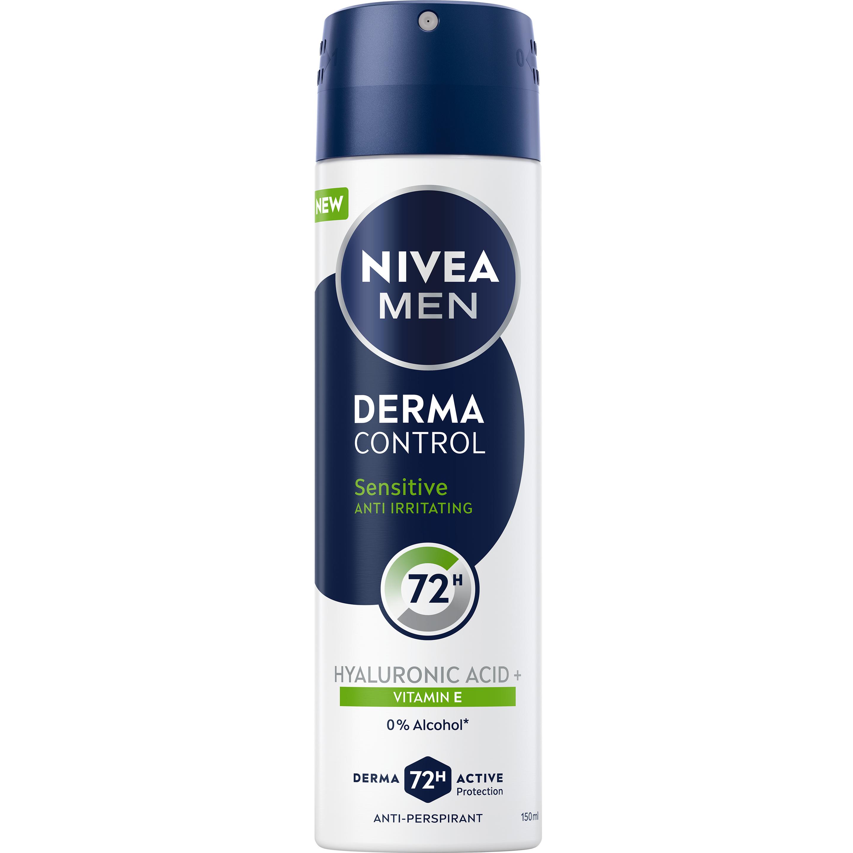 NIVEA, Deo, Derma Control Sensitive Male Spray 150ml (Spray)