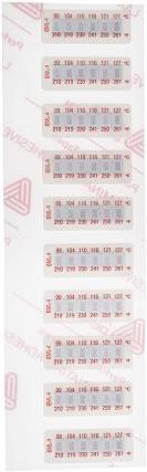 Image du produit RS PRO Autocollant de température 99-127°C