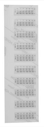 Image du produit RS PRO Autocollant de température 65-93°C
