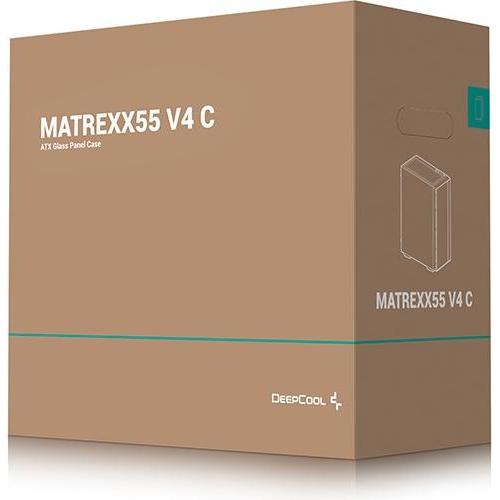 Thumbnail - Deepcool MATREXX 55 V4 (ATX, Mini-ITX, mATX), PC Gehäuse, Schwarz