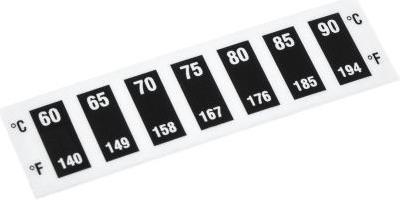 RS PRO Autocollant de température 60-90°C