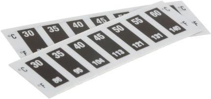 Actual product image Rs Pro Temperature sticker 30-60°C