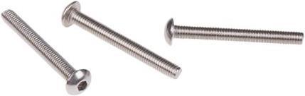Produktbild RS PRO Schrauben Linsenkopf M5x40mm
