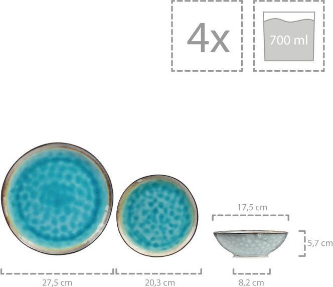 Actual product image Sänger Geschirr Capri dinner service (12 Piece)