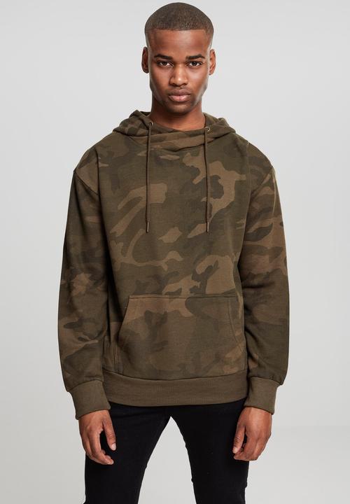 Produktbild Urban Classics High Neck Camo Hoody (M)