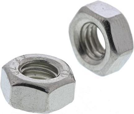 Actual product image RS PRO Hexagon nuts stainless M6 (M6)
