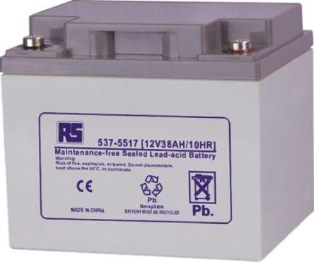 Immagine prodotto Rs Pro Batteria al piombo 12V 38Ah (12 V, 38000 mAh)