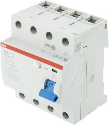 Actual product image ABB Ground fault circuit interrupter 4-pole 100A 0.3A