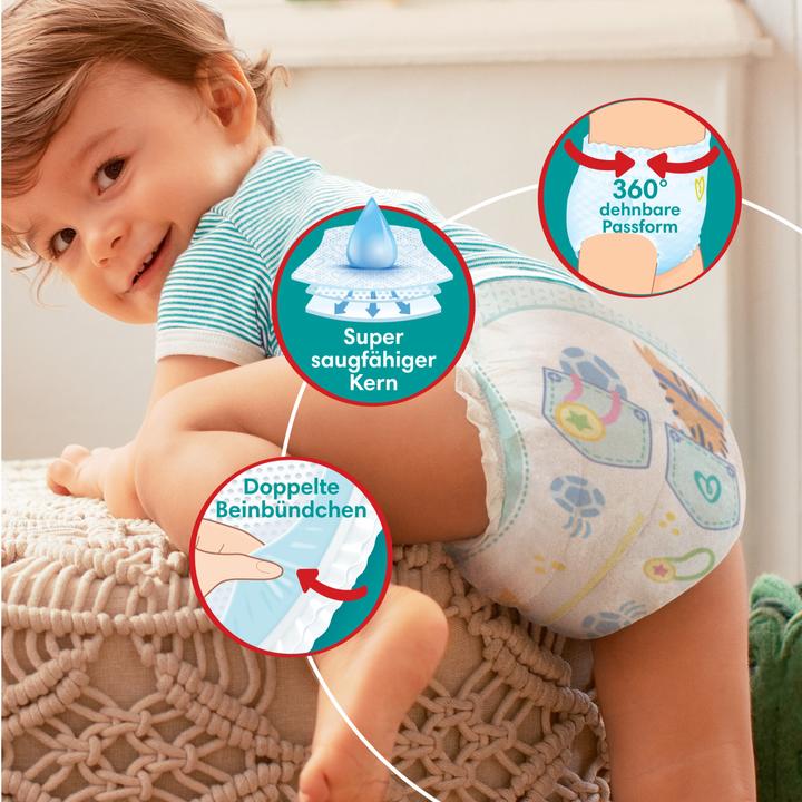 Image du produit Pampers Pantalon Baby-Dry (Taille 8, 54 pièce(s))