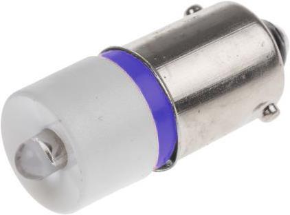 Produktbild RS PRO LED 5mm BA9s 24VAC/DC blau