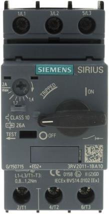 Produktbild Siemens Leistungsschalter für Motorschutz 2A