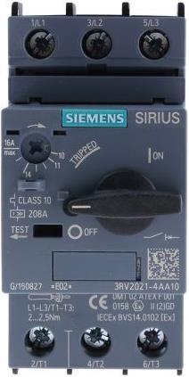 Produktbild Siemens Leistungsschalter für Motorschutz 16A