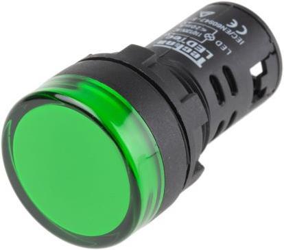 Produktbild RS PRO Kontrollleuchtenanzeige LED grün 110V
