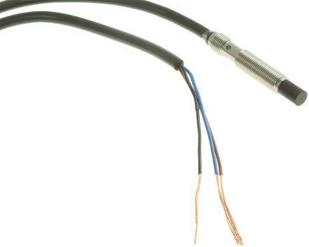 Produktbild Omron Industrial Automation Inductive sensor M5, Sr 3mm, NO, PNP, 2m