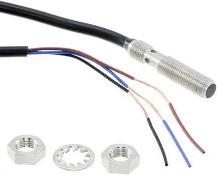 Produktbild Omron Industrial Automation Inductive sensor M5 Sr 1.2mm, NO, PNP 2m (Sensor)