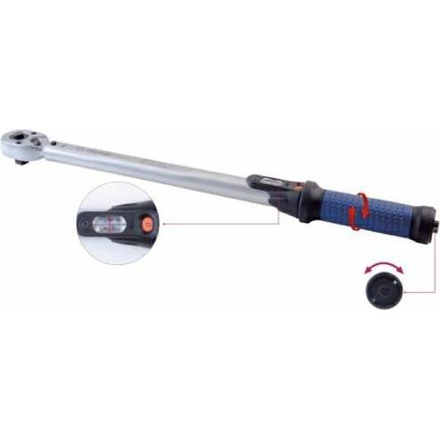 King, Chiave dinamometrica, TONY KLUCZ DYNAMOMETRYCZNY Z PRZYCISKIEM 3/8" 10 - 50 Nm (3/8", 10 Nm, 50 Nm)