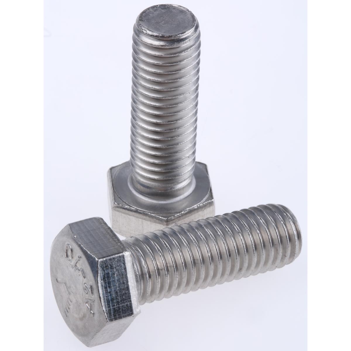 Rs Pro, Schrauben, A2 S/Steel hex head set screw,M12x35mm