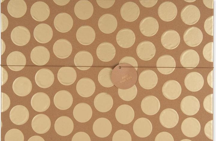Actual product image TOP Geschenkbox Gold Dots (1x)