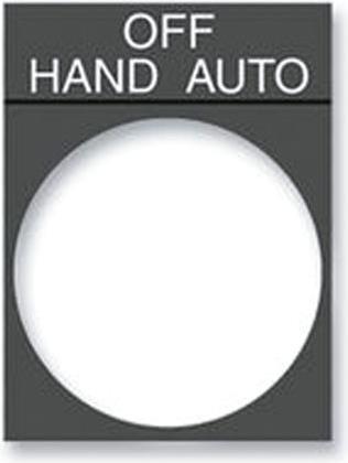 Produktbild Schneider Electric Std N/P Holder Mrkd: Hand-Off-Auto