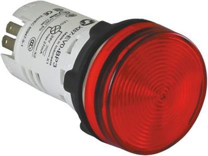 Produktbild Schneider Electric PILOT LIGHT  FASTON - LED - Red - 230v