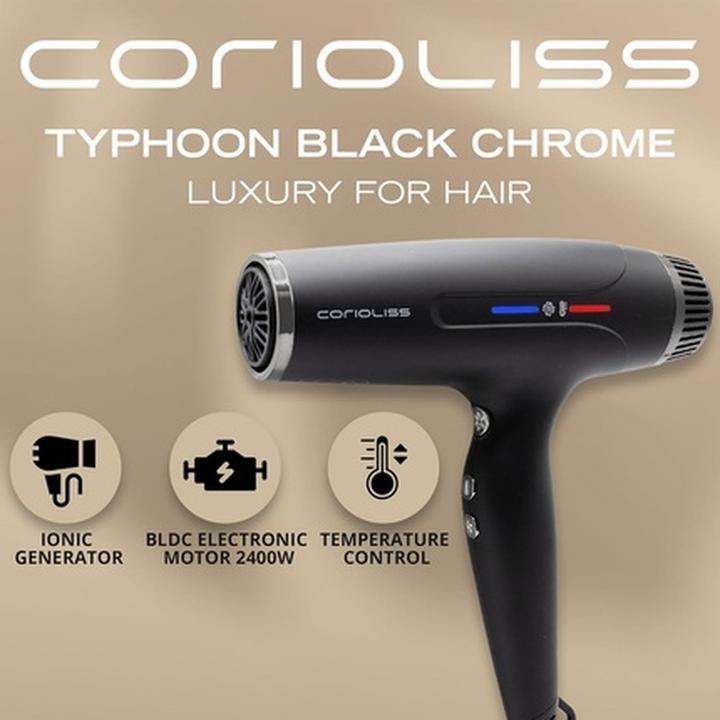 Produktbild Corioliss Föhn mit Diffusor und Zubehör für lockiges Haar