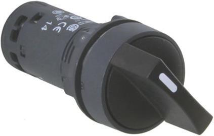 Actual product image Schneider Electric 22mm Selector Switch Black 2 Pos.1NO