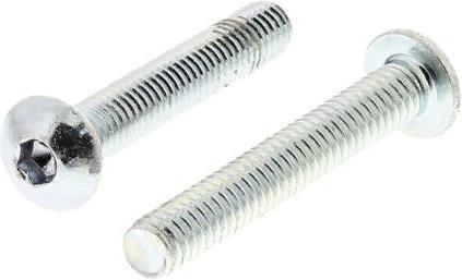 Produktbild RS PRO BZP socket button head screw, M4x25