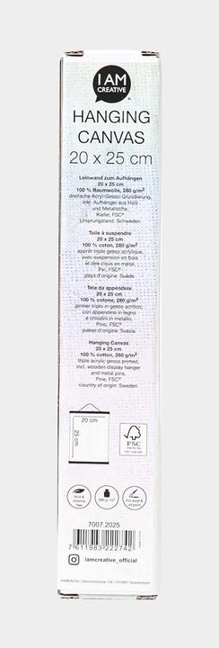 Immagine prodotto I Am Creative Tela, 20 x 25 cm, puro cotone (20 x 25 cm)