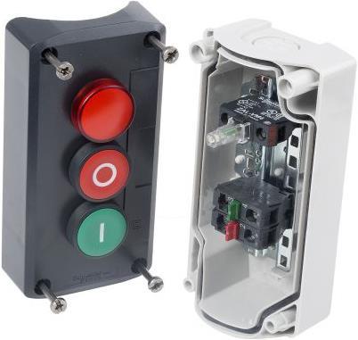 Produktbild Schneider Electric Tasterstation 2-fach I/O mit 230V-LED