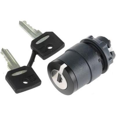 Schneider Electric Schlüsselschalter 2 Stellungen, Taster + Schalter, Schwarz