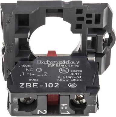 Produktbild Schneider Electric Kontaktblock mit Fixiermanschette 1NC