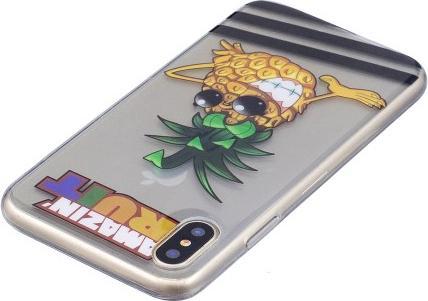 Produktbild Ueli Express iPhone XS / X Slim Gummi Schutzhülle Ananas (Apple iPhone XS, Apple iPhone X)