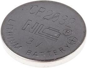 RS PRO RS Lithium Coin Cell (5 pcs., CR2032, 225 mAh)