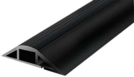 Actual product image RS PRO SOFT WIRING DUCT with adh Tape Black1m (Cable bridge, 100 cm)