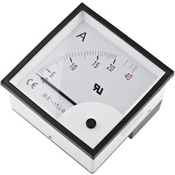 Rs Pro AC Ammeter 96x96 90 deg 0-20/40A, Automatisierung