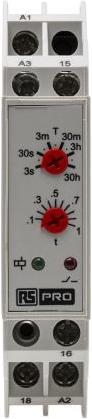 Immagine prodotto RS PRO Relè a tempo On-Delay 240Vac & 24Vac/dc