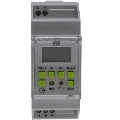 Rs Pro, Zeitschaltuhr, Digital Time Switch 110-240Vac 1 Channel