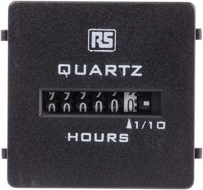 Actual product image RS PRO Hours Run Meter 48 x 48mm 90-264Vac