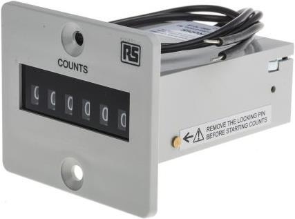 Produktbild RS PRO Electromech Impulse Counter 56x48mm 220V