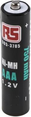 Actual product image RS PRO RS LSD NiMH AAA 750mAh 4PK (4 pcs., AAA, 750 mAh)