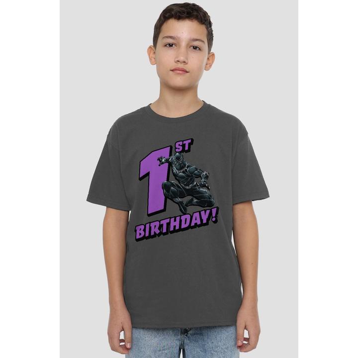 Produktbild Black TShirt 1. Geburtstag (128)