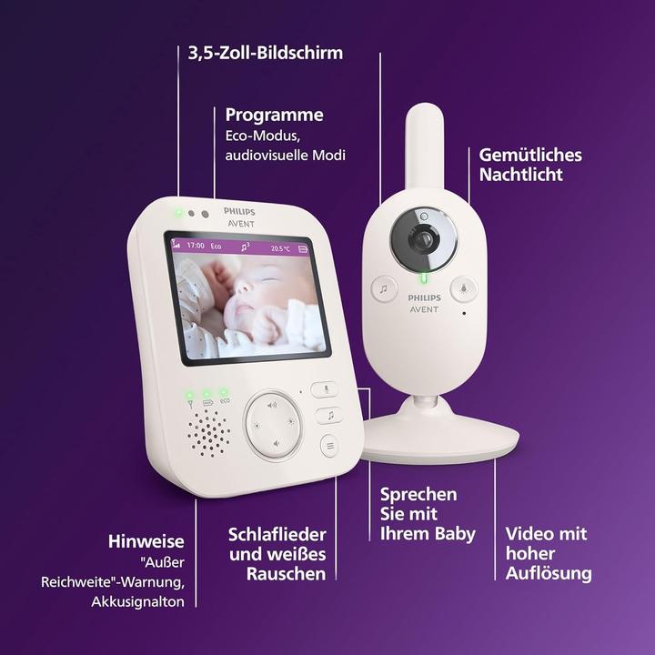 Produktbild Philips Avent Monitor Premium (Babyphone mit Kamera, 300 m)