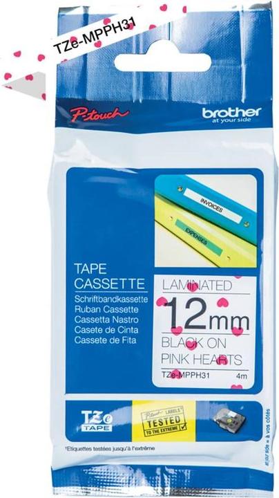 Productafbeelding Brother Tze-Mpph31 (1.20 cm, Wit, Roze, Zwart)