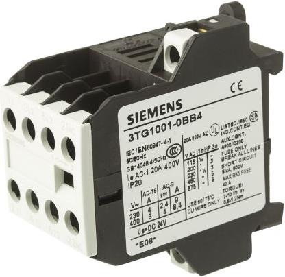 Produktbild Siemens Schütz 24Vdc 3 Schließer 1 Öffner