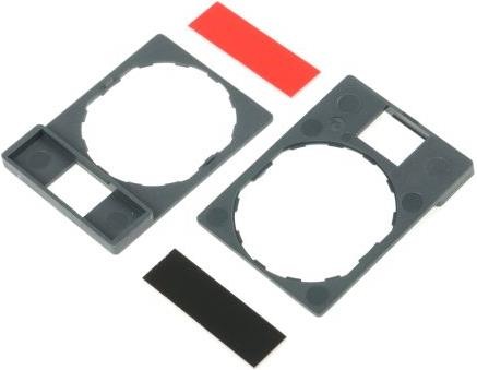 Schneider Electric Piastra di leggenda, nero/rosso